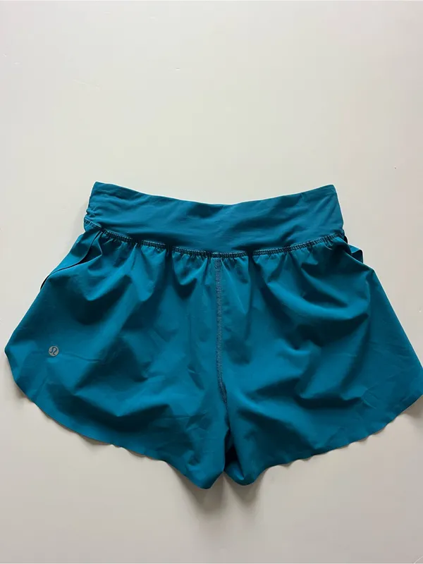 lululemon athletica Fast & Free High-Rise Classic Fit Split Short 3” - XS Blue - Image 2
