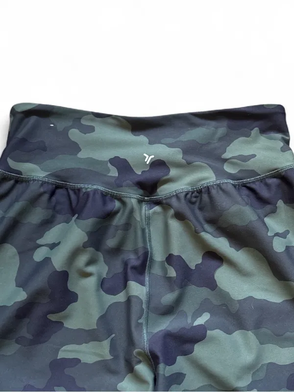 Old Navy Powersoft High-Rise Camo Jogger Olive & Black Athletic Women’s Size Med - Image 7