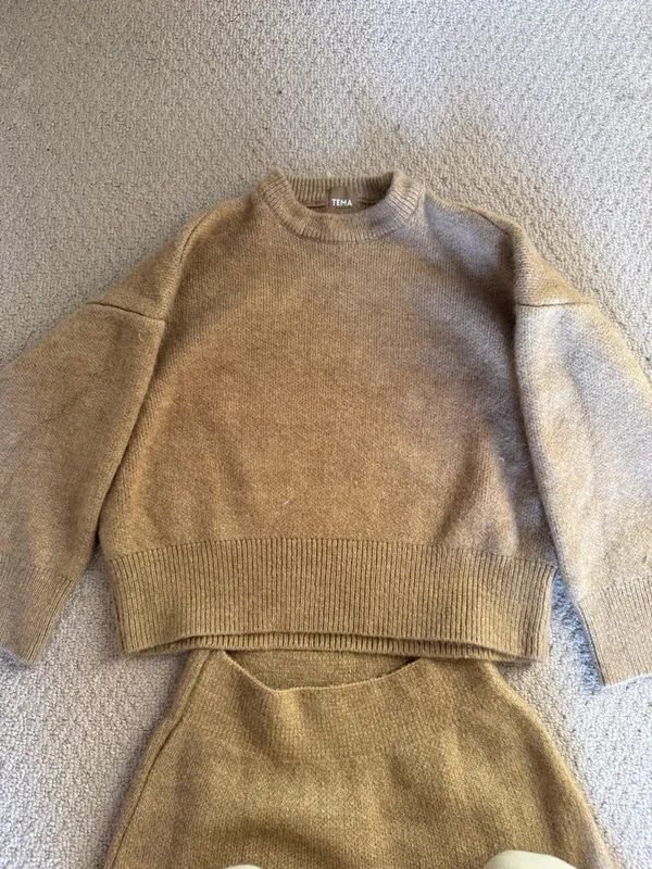 NWOT TEMA FASHION Cozy Crewneck Sweater and skirt set - Image 3