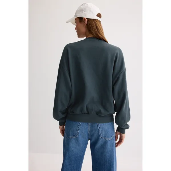 Daydreamer Game Day Sweatshirt Charcoal Football Graphic Oversized L/XL - Image 2