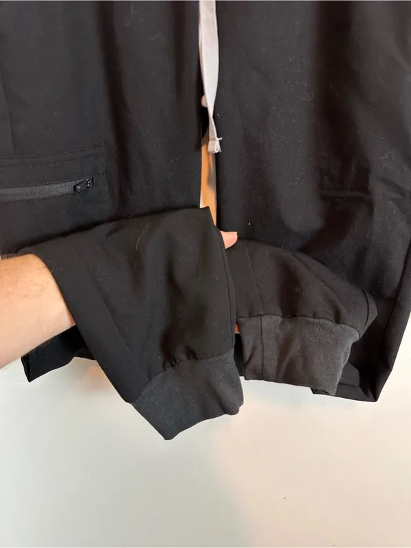 FIGS Technical Collection High Waisted Black Cargo Jogger Scrub Pants XS Petite - Image 3