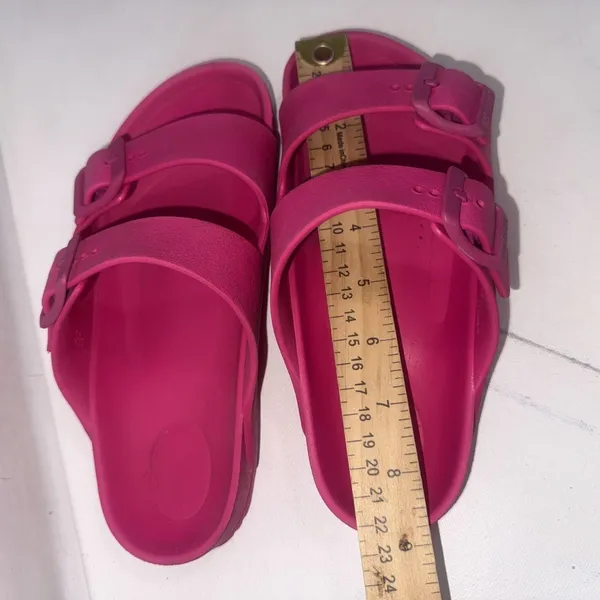 Birkenstock EVA Adjustable Buckle Strap Water Resistant Pink Arizona Sandals 3 - Image 4