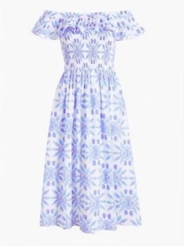 Hill House Akilah Nap Dress - Blue Shell - Image 4