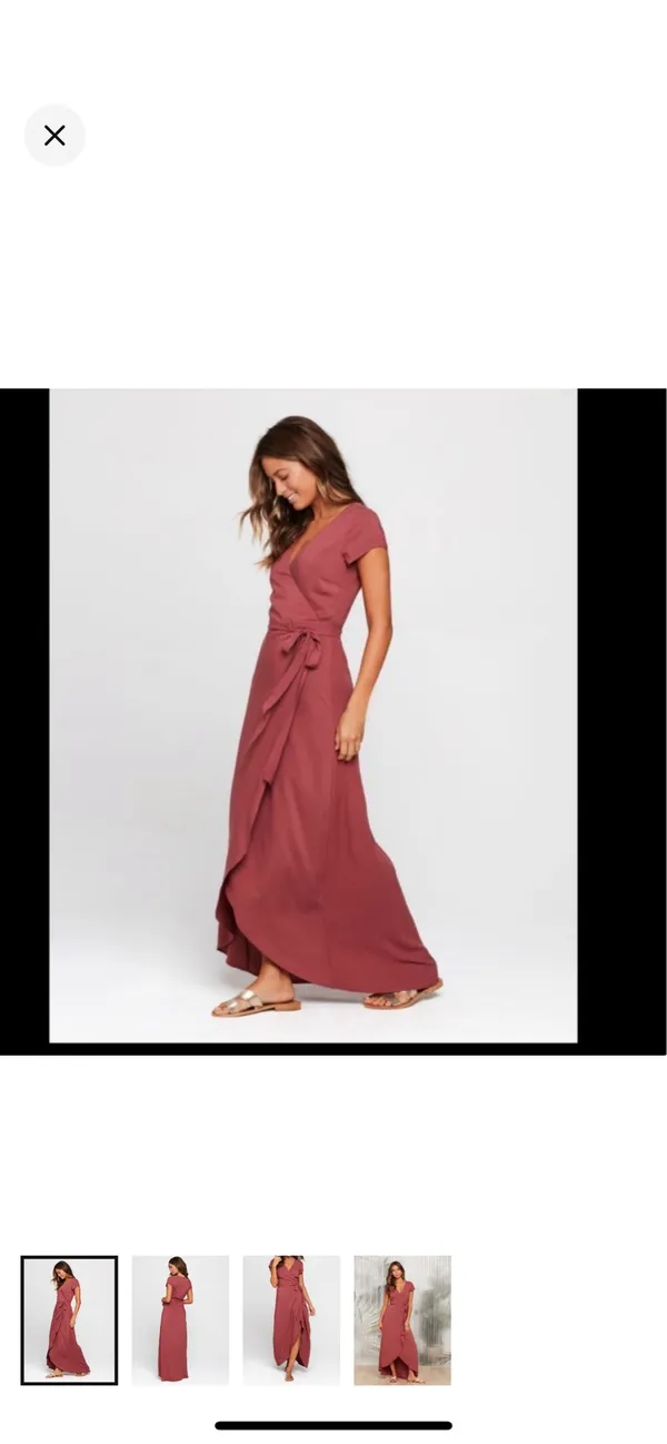 L space maxi wrap dress  - Image 2