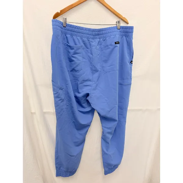 Jaanuu Bundle 2pcs‎ Neo Everyday Cargo Scrub Joggersv Ceil Blue 2X - Image 5