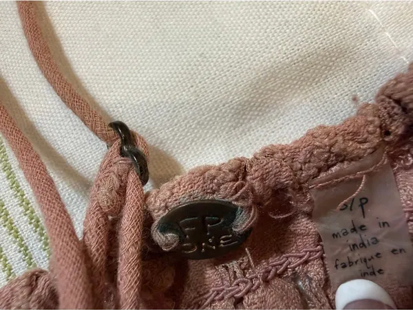 Free People Pink Lace Bralette Size S/P - Image 2