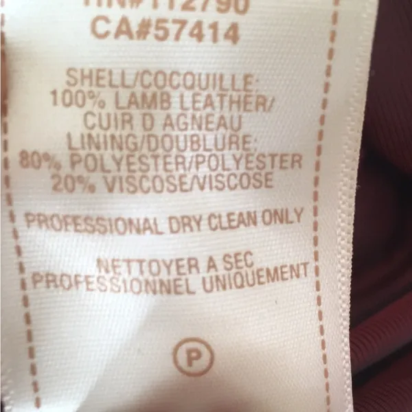 True Religion Off-White Leather Jacket lamb skin - Image 8