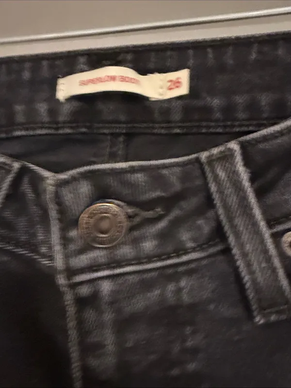 Levi's Black High-Rise Flare Jeans - Image 3