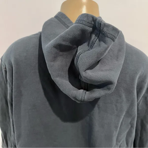 Pact Full Zip Hoodie Sz L Gray Organic Cotton Pockets Womens - Image 4