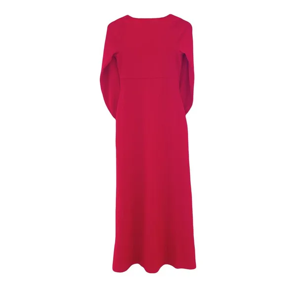 Asos Red Button Down Maxi Dress Sz 4 - Image 2