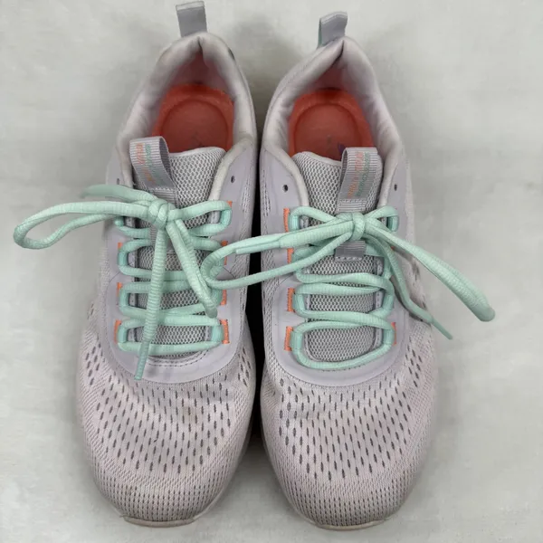Skechers DLux Fitness Lavender Mint Relaxed Fit Running Shoes 149835 LVMT Sz‎ 9 - Image 2