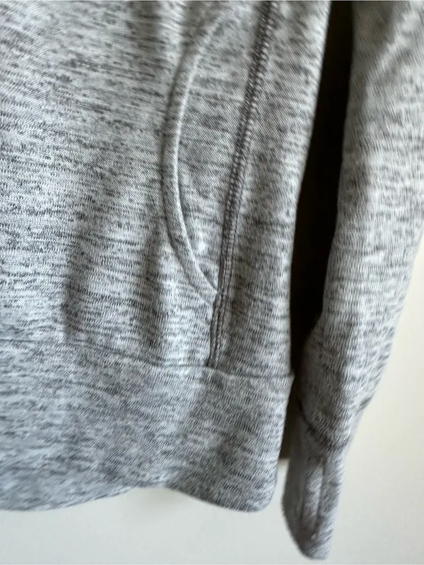Kuhl Heather Gray Long Sleeve Funnel Neck Pullover Top Womens Small - Image 5