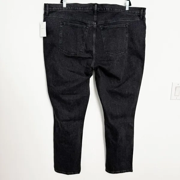 Abercrombie Jeans Size 24 Black Denim Split Hem‎ High Rise Skinny Pants Capsule - Image 9