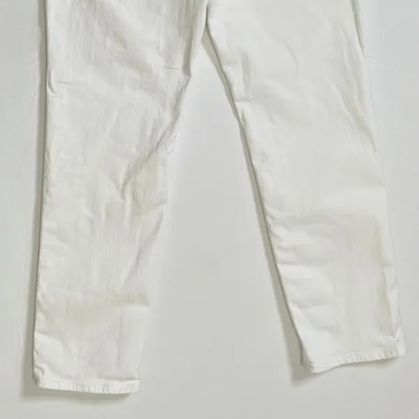 NWT!! J. CREW White Slim Jeans '03‎ 2003 Stretch Solid White High Rise Size 29 - Image 9