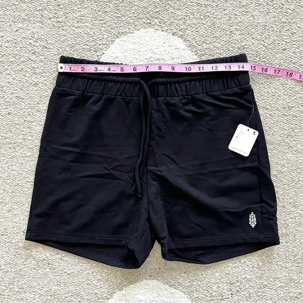 FP Movement Sunny Set Pullover Sweatshirt & Shorts in Black Small - Image 12