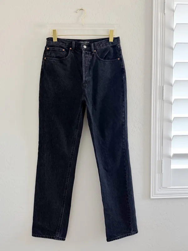 Aritzia Denim Forum Joni High Rise Loose Jeans Size 29 X 32L - Image 8