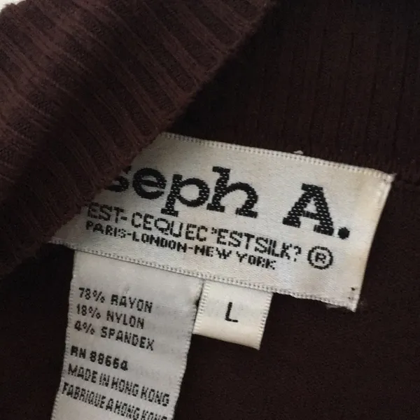 FINAL MARKDOWN Joseph a classic knit large Brown - Image 4