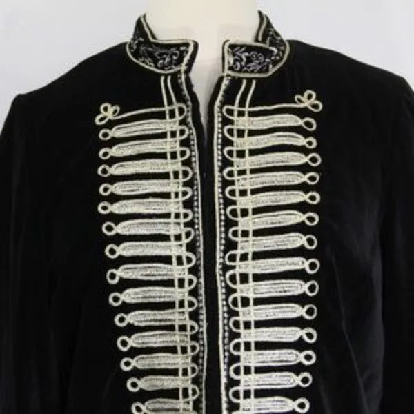 Rare Zara Black Military Jacket NWT - Image 2