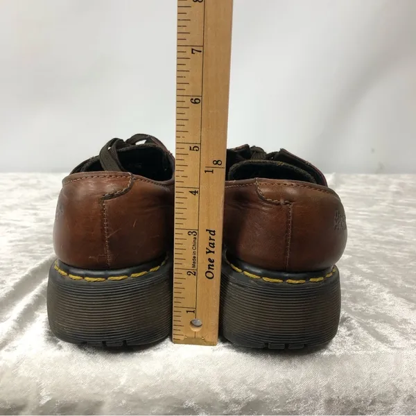 Dr. Martens Vintage 8651 chunky platform Oxford shoes size 7 - Image 4