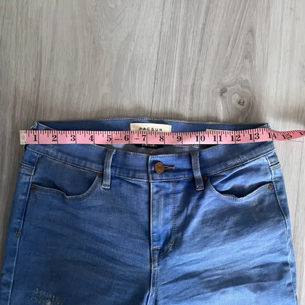 PacSun Women's‎ Light Blue Skinny Jeans - Image 3