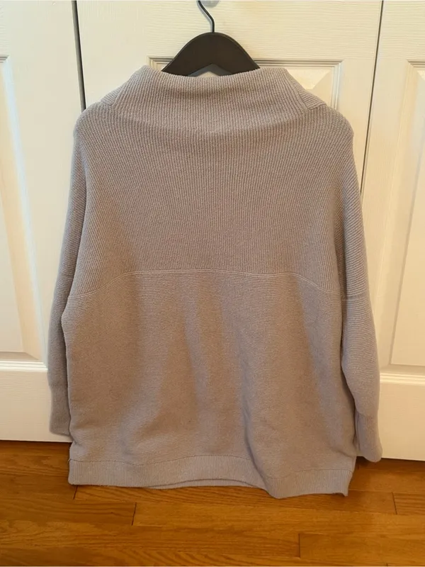 Free People Ottoman Slouchy Tunic in Grey Ice - Image 3