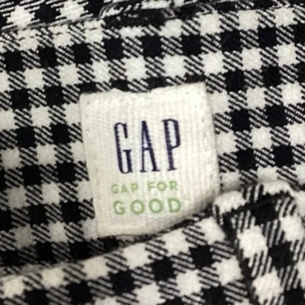 Gap Black White Gingham Checkered Plaid Stretch Skinny Ankle Casual Pants Size 2 - Image 4