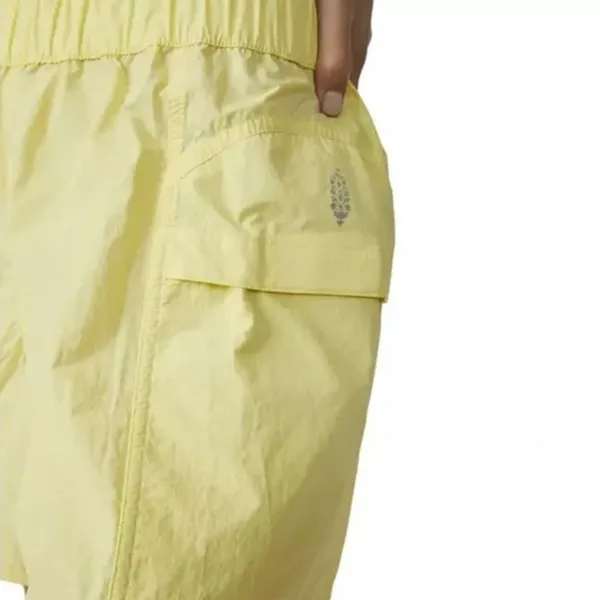 NWOT FP Movement X Free People In the Wild Shorts In Glow Yellow - Image 4