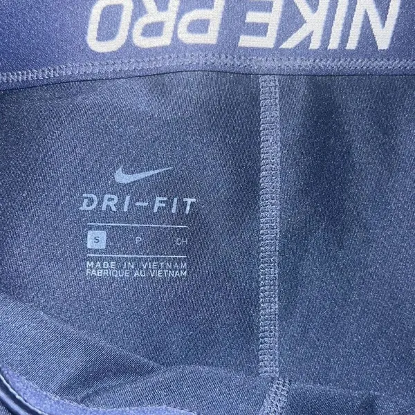 ✨Nike Pro Cropped Compression Athletic Navy Workout Sz Small Leggings✨ - Image 7