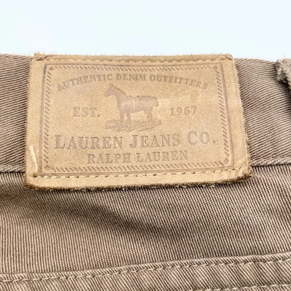 LAUREN Ralph Lauren Womens 10 Capri‎ Pants Medium Brown 100% Cotton Chino - Image 11