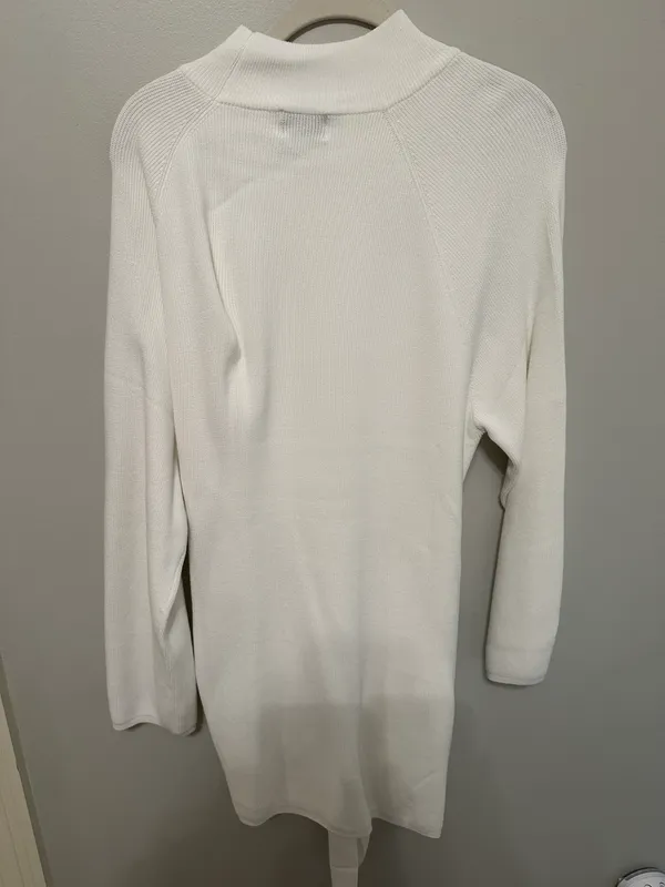 White Sweater Dress Size M - Image 3