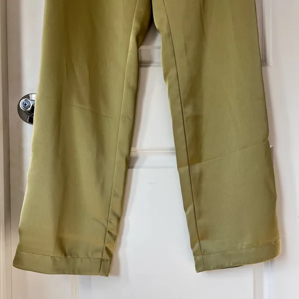 Reformation Avocado Green Straight Leg Pants size‎ 8 Casual Office Summer Party - Image 5