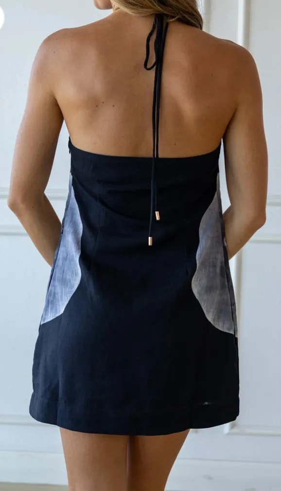 Luxxel Black Orchid Mini Dress - Image 3