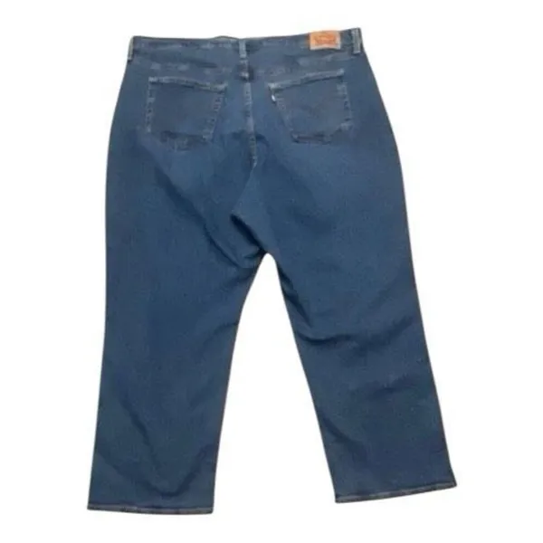 Levi’s Women RIBCAGE Blue Super High Rise Ankle Jeans Plus Size 22W Stretch - Image 5