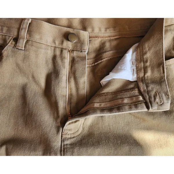 Lauren Ralph‎ Lauren Womens Straight Leg Pants Tan Khaki Stretch 12 - Image 2