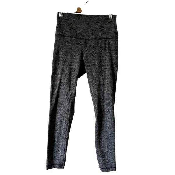 Lululemon Align Pant 25" Heathered Black Leggings Size 6 DR - Image 2