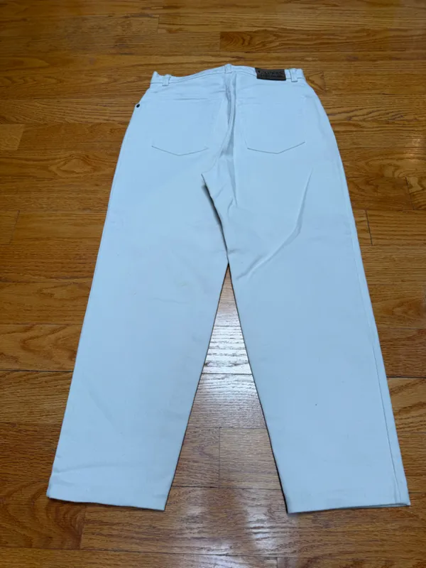 🙂Ralph Lauren Cream Straight-Leg Jeans - Image 3