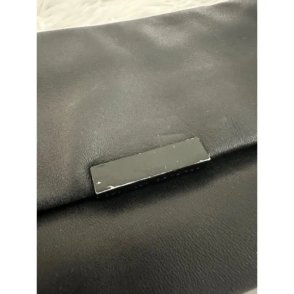 Loeffler Randall Tab‎ Black Leather Clutch Bag - Image 4