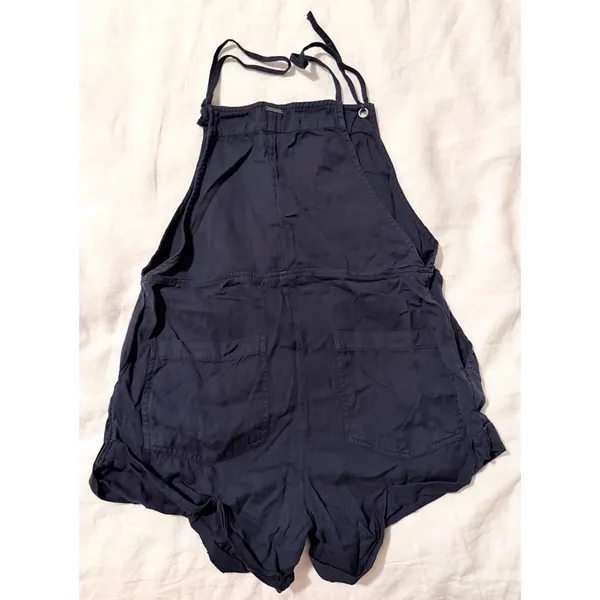Billabong Wild Pursuit Romper with Pockets in Navy Blue - Image 5