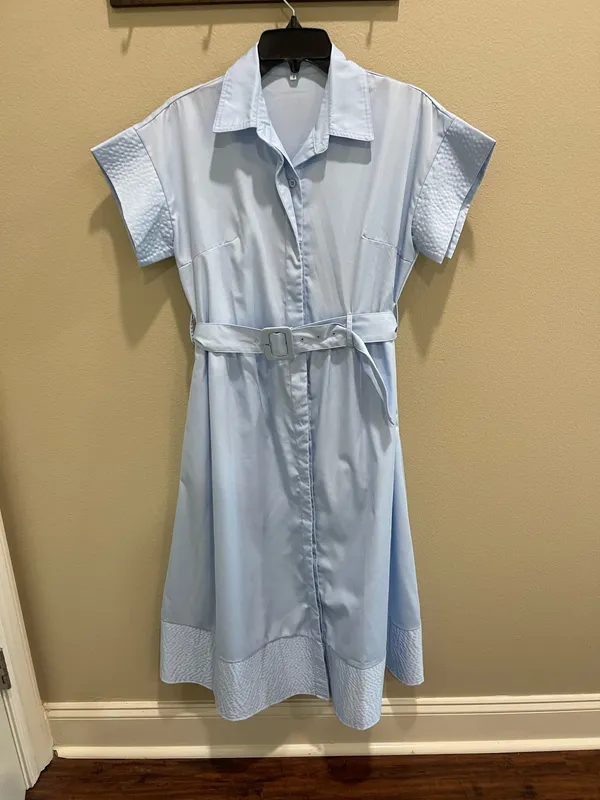Classic Blue Dress Size M - Image 4