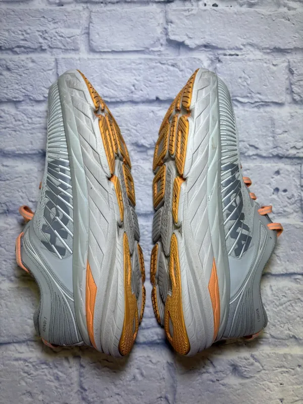 Hoka One One Bondi 7 Womens 9 D WIDE Running Shoes Harbor Mist Running Athletic - Image 12