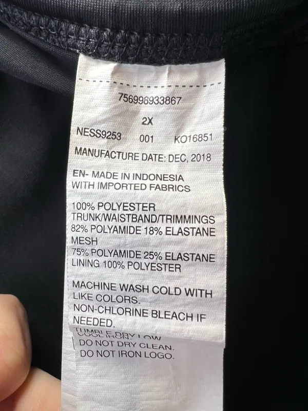 Nike Solid Element Board Skirt Skort Black Activewear Athleisure Zip Pocket XXL - Image 14