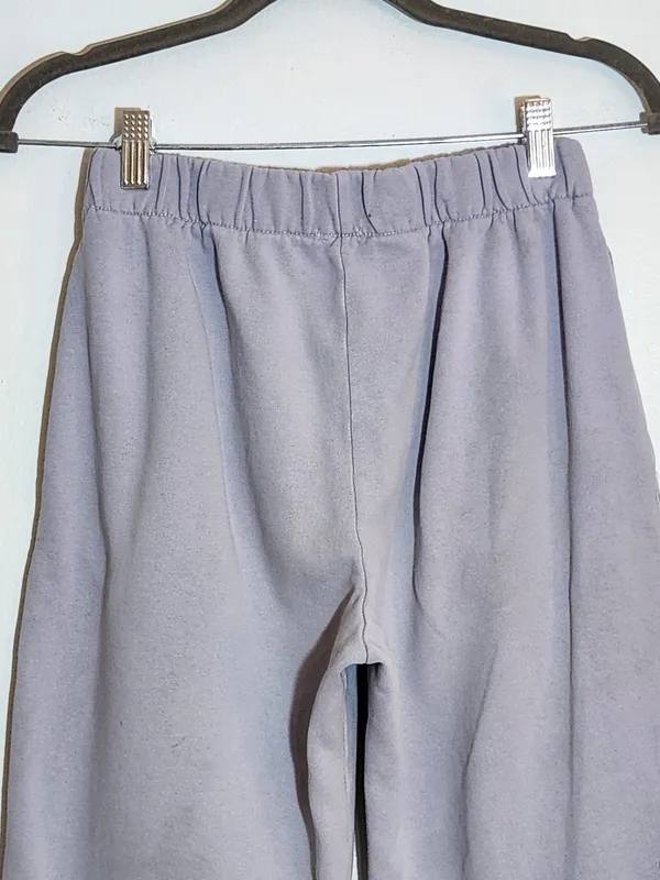 John Galt Light Purple-Gray Sweatpants One Size Flaw - Image 5