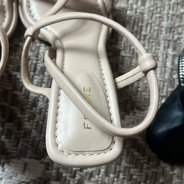 FRAME Addison leather slingback heels sz 5.5 - Image 4