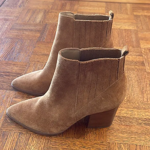 Marc Fisher suede point toe booties size 9 - Image 3