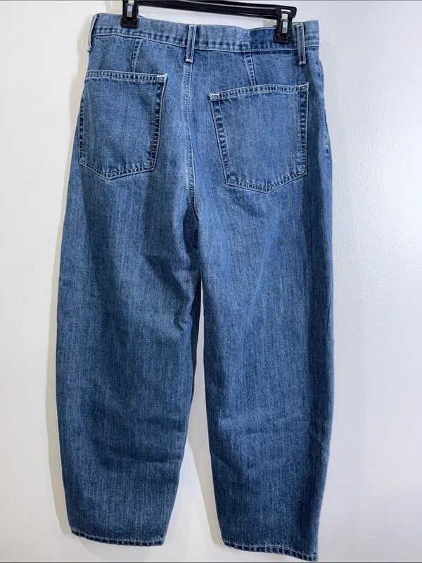 Ética Iris relaxed taper barrel jeans high waisted size by 26 - Image 4