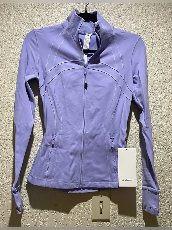 Lululemon NWT Define Luon Zip-Up Jacket Lilac Purple Size 4 SOLD OUT Color - Image 6