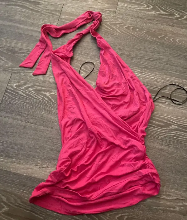 Venus NWT  Pink Surplice Halter Top - Image 8