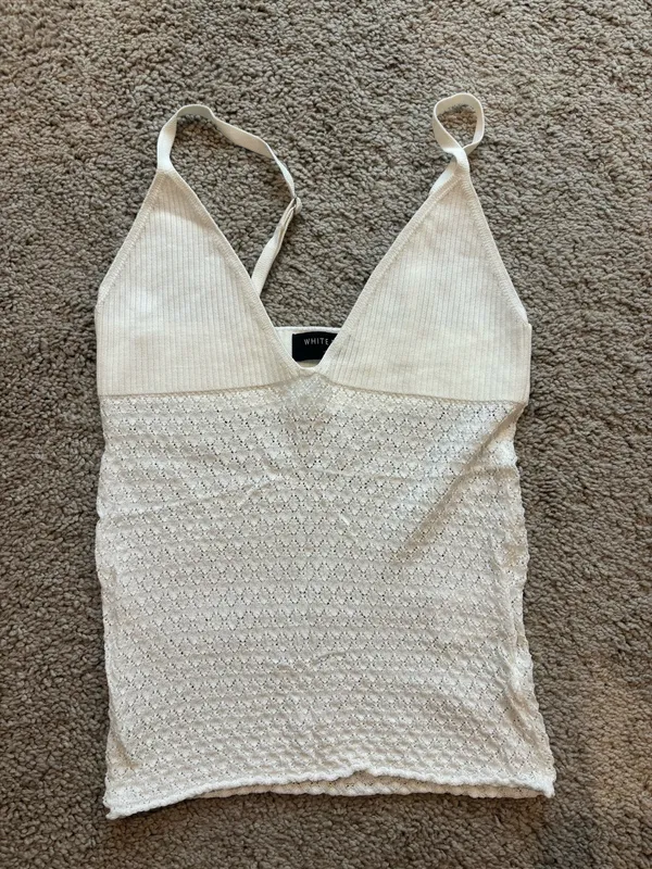 NEW White Fox Boutique White Top S - Image 5