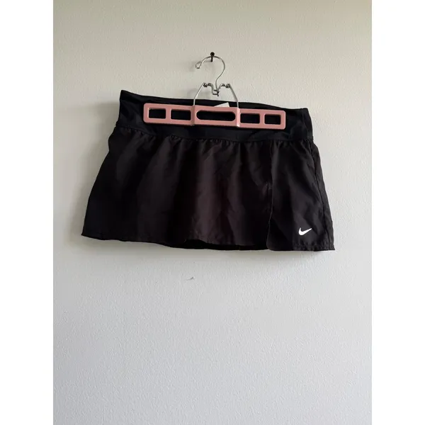 Nike Womens Black Swim Skirt Skort with Built In‎ Brief NESS9201 Size M - Image 2