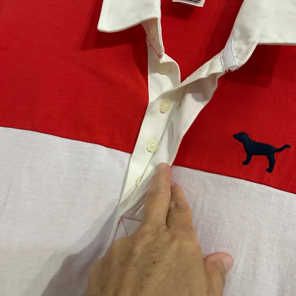 PINK Victoria's Secret Long Sleeve Rugby Polo - Image 3